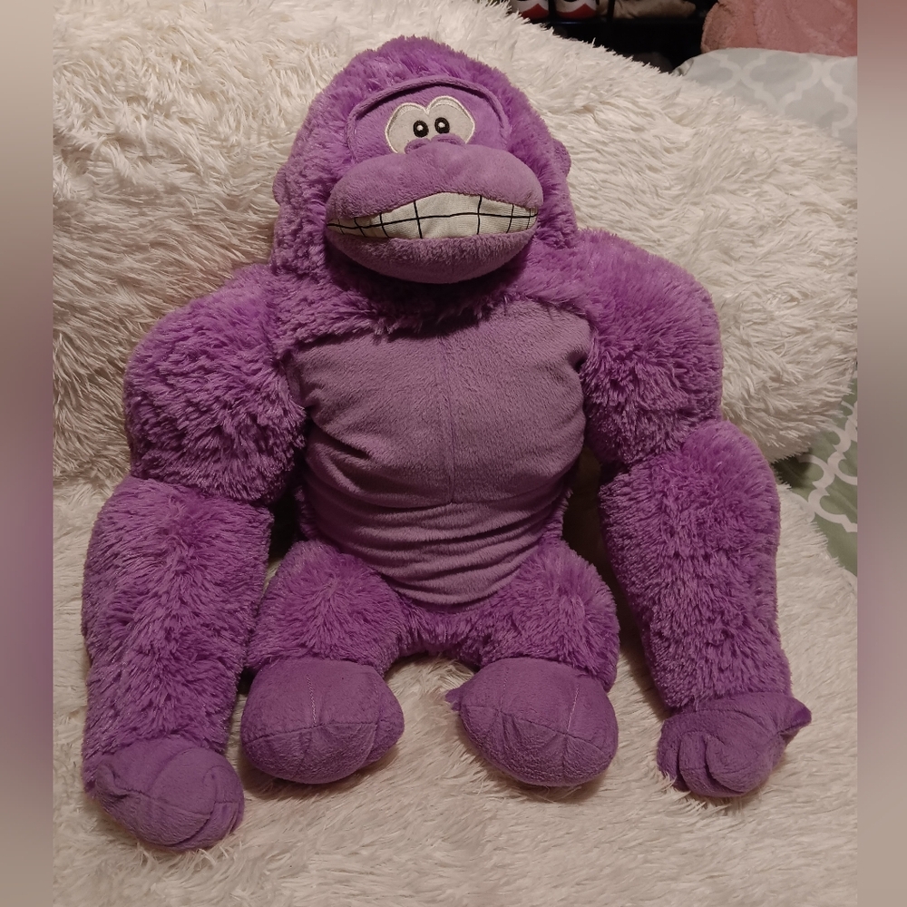 Plush Purple Gorilla Stuffed Animal - Kids Toy,  3 +